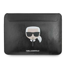 Заредете изображение във визуализатора на галерията – Laptop / notebook bag - 16" karl lagerfeld sleeve klcs16khbk black - TopMag
