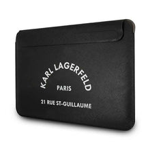 Заредете изображение във визуализатора на галерията – Laptop / notebook bag - 16" karl lagerfeld sleeve klcs16rsgsfbk black - TopMag
