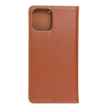 Заредете изображение във визуализатора на галерията – Leather forcell калъф тип книга smart pro за iphone 12/12 pro кафяв - TopMag
