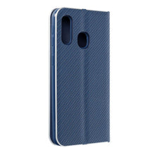 Заредете изображение във визуализатора на галерията – Luna carbon калъф тип книга samsung galaxy a02s blue - TopMag
