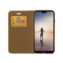 Заредете изображение във визуализатора на галерията – Luna калъф тип книга за huawei p20 lite кафяв - само за 12.99 лв
