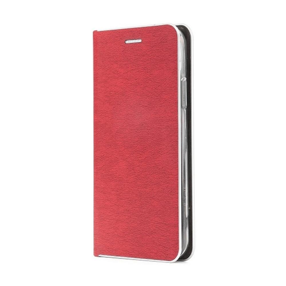 Luna Silver калъф тип книга - iPhone x / xs червен - само за 9.99 лв