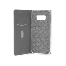 Заредете изображение във визуализатора на галерията – Luna Silver калъф тип книга за iPhone xs max (6,5") сив - TopMag
