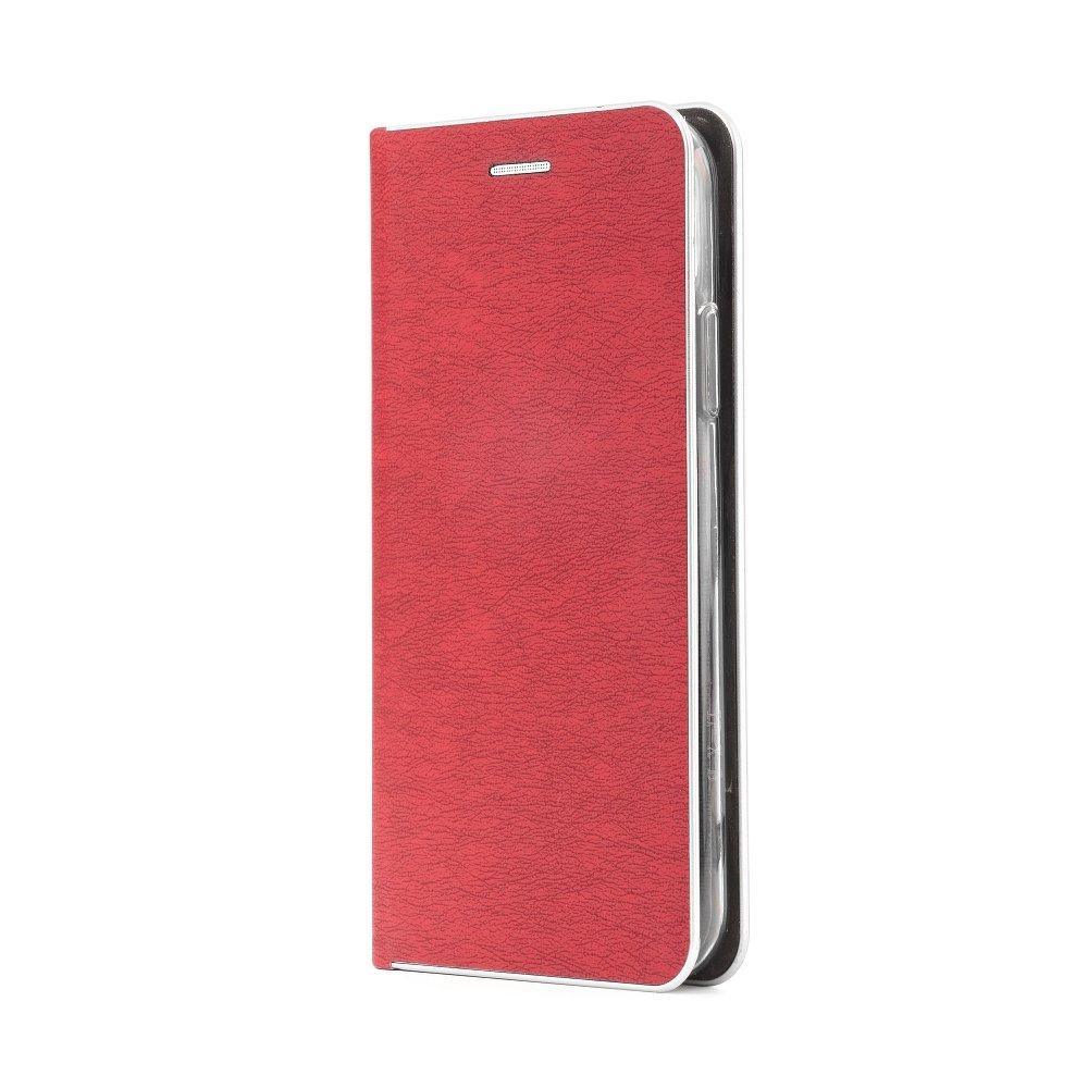 Luna Silver калъф тип книга за Samsung Galaxy A20 e червен - TopMag