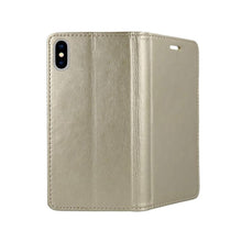 Заредете изображение във визуализатора на галерията – Magnet калъф тип книга - iPhone x / xs златен - TopMag
