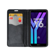 Заредете изображение във визуализатора на галерията – Magnet калъф тип книга за huawei y6 prime 2018 черен - само за 10.99 лв
