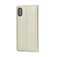 Заредете изображение във визуализатора на галерията – Magnet калъф тип книга за iPhone xs max златен - само за 12.99 лв
