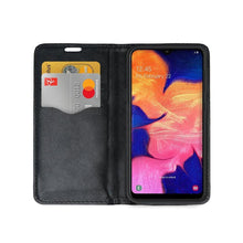 Заредете изображение във визуализатора на галерията – Magnet калъф тип книга за samsung galaxy a10 черен - TopMag
