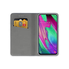 Заредете изображение във визуализатора на галерията – Magnet калъф тип книга за samsung galaxy a40 златен - TopMag
