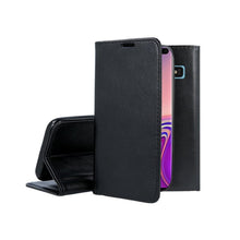 Заредете изображение във визуализатора на галерията – Magnet калъф тип книга за samsung galaxy s10 plus черен - TopMag
