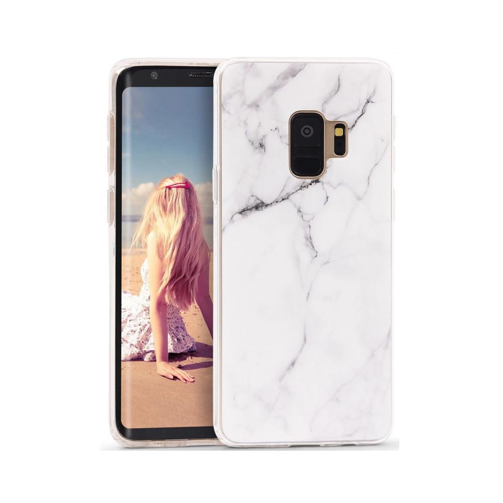 Marble Гръб за Samsung S9 бял мрамор - TopMag