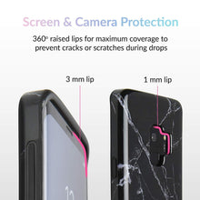 Заредете изображение във визуализатора на галерията – Marble Гръб за Samsung S9 черен мрамор - TopMag
