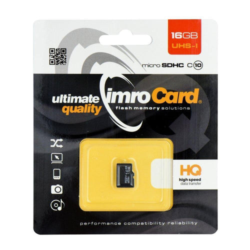 Memory card imro microsd 16gb / class 10 uhs - TopMag