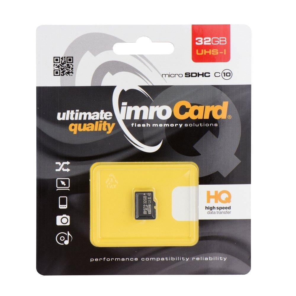 Memory card imro microsd 32gb / class 10 uhs - TopMag