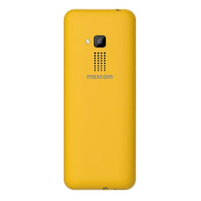 Заредете изображение във визуализатора на галерията – Mobile phone maxcom " banana "  mm 139 yellow - само за 256.8 лв
