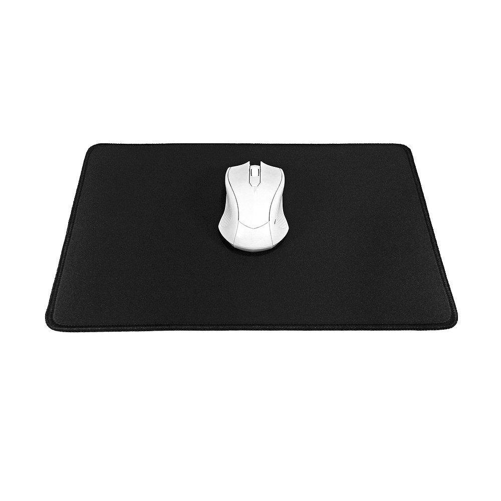 Mousepad 350x250x3mm / черен/ черен stitching - TopMag