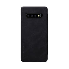 Заредете изображение във визуализатора на галерията – Nillkin qin кожен гръб за samsung galaxy s10 черен - само за 23.9 лв
