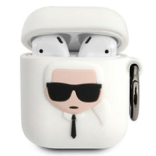 Заредете изображение във визуализатора на галерията – Original case karl lagerfeld klaccsilkhwh apple airpods white - TopMag
