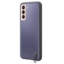 Заредете изображение във визуализатора на галерията – Original clear protective cover ef-gg991cbegww samsung galaxy s21 black - само за 58.8 лв
