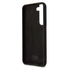 Заредете изображение във визуализатора на галерията – Original faceplate case karl lagerfeld   klhcs22msskck do samsung s22 plus (silicone karl &amp; choupette / black) - TopMag
