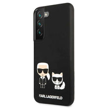 Заредете изображение във визуализатора на галерията – Original faceplate case karl lagerfeld klhcs22ssskck do samsung s22 (silicone karl &amp; choupette / black) - TopMag
