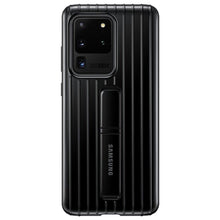 Заредете изображение във визуализатора на галерията – Original protective standing cover ef-rg988cbegeu за samsung galaxy s20 ultra черен - само за 55.2 лв
