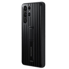 Заредете изображение във визуализатора на галерията – Original protective standing cover ef-rg998cbegww samsung galaxy s21 ultra black - само за 58.8 лв
