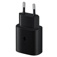 Original samsung fast charger ep-ta800nbegeu (head only) 25w black blister - TopMag