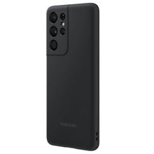 Заредете изображение във визуализатора на галерията – Original silicone cover ef-pg998tbegww samsung galaxy s21 ultra black - TopMag
