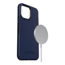 Заредете изображение във визуализатора на галерията – Otterbox symmetry plus magsafe гръб за iphone 13 pro max navy captain - TopMag
