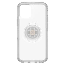 Заредете изображение във визуализатора на галерията – OtterBox Symmetry POP with PopSockets for iPhone 12 MINI transparent - само за 60.5 лв
