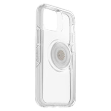 Заредете изображение във визуализатора на галерията – OtterBox Symmetry POP with PopSockets for iPhone 12 MINI transparent - само за 60.5 лв
