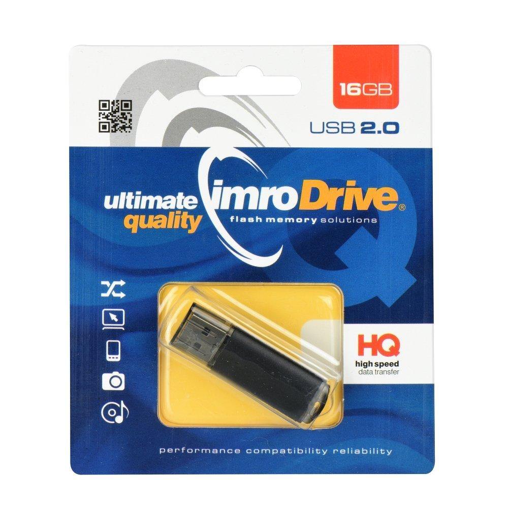 Portable memory флаш памет imro black 16gb - TopMag