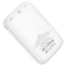Заредете изображение във визуализатора на галерията – Power bank hoco 10 000mah with lcd fast charge 3a usb + 2xtype c pd20w q2a galaxy white - TopMag
