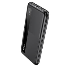 Заредете изображение във визуализатора на галерията – Power bank hoco 10 000mah z lcd 2a 2xusb + typ c j75 treso black - TopMag
