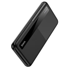 Заредете изображение във визуализатора на галерията – Power bank hoco 10 000mah z lcd 2a 2xusb + typ c j75 treso black - TopMag
