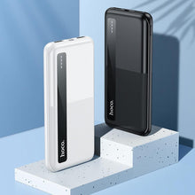 Заредете изображение във визуализатора на галерията – Power bank hoco 10 000mah z lcd 2a 2xusb + typ c j75 treso white - TopMag

