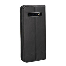 Заредете изображение във визуализатора на галерията – Prestige калъф тип книга за samsung galaxy s10 черен - TopMag
