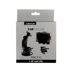 Заредете изображение във визуализатора на галерията – Car Holder VENNUS - O 11 - MINI DVD /air vent and windshield mount/
