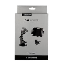 Заредете изображение във визуализатора на галерията – Car Holder VENNUS - Q 5 - (DVD/TABLET) /air vent and windshield mount/
