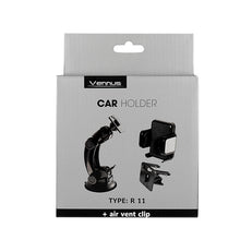 Заредете изображение във визуализатора на галерията – Car Holder VENNUS - CHROME - R  11 /air vent and windshield mount/
