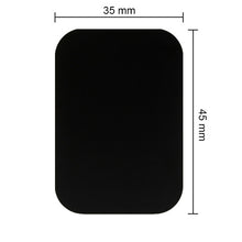 Заредете изображение във визуализатора на галерията – Metal plate for magnet holders - rectangular 35x45mm grey
