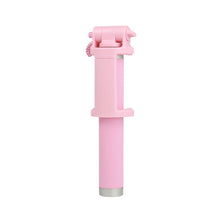 Заредете изображение във визуализатора на галерията – Vennus Selfie Stick - with trigger in the holder and cable - pink

