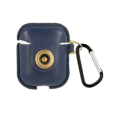 Заредете изображение във визуализатора на галерията – Leather Case for Airpods - Navy

