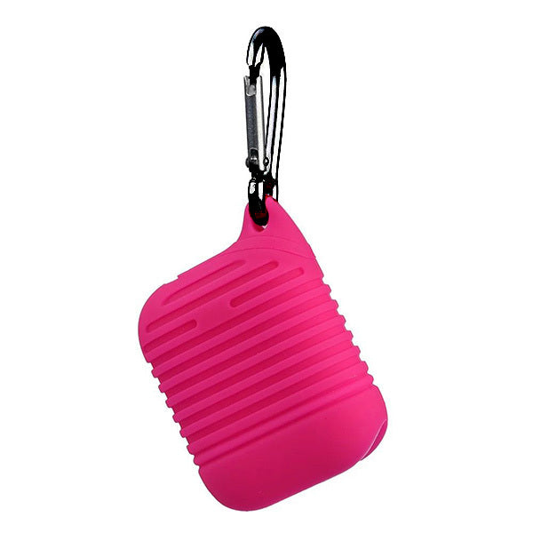 Silicone Case for Airpods Type 2 - Dark pink
