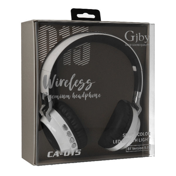 GJBY headphones - BLUETOOTH CA-015 White