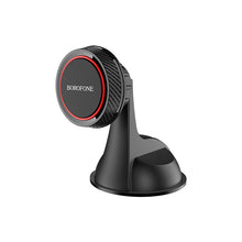 Заредете изображение във визуализатора на галерията – Borofone Car holder BH14 Journey Series magnetic with suction cup black-red
