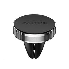 Заредете изображение във визуализатора на галерията – Borofone Car holder BH8 magnetic, air vent mount silver
