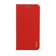 Заредете изображение във визуализатора на галерията – Vennus Book CARBON Case with frame for Iphone 12 Pro Max red
