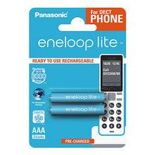 Заредете изображение във визуализатора на галерията – Rechargeable Batteries Panasonic Eneloop LITE R03/AAA 550mAh - 2pcs blister pack
